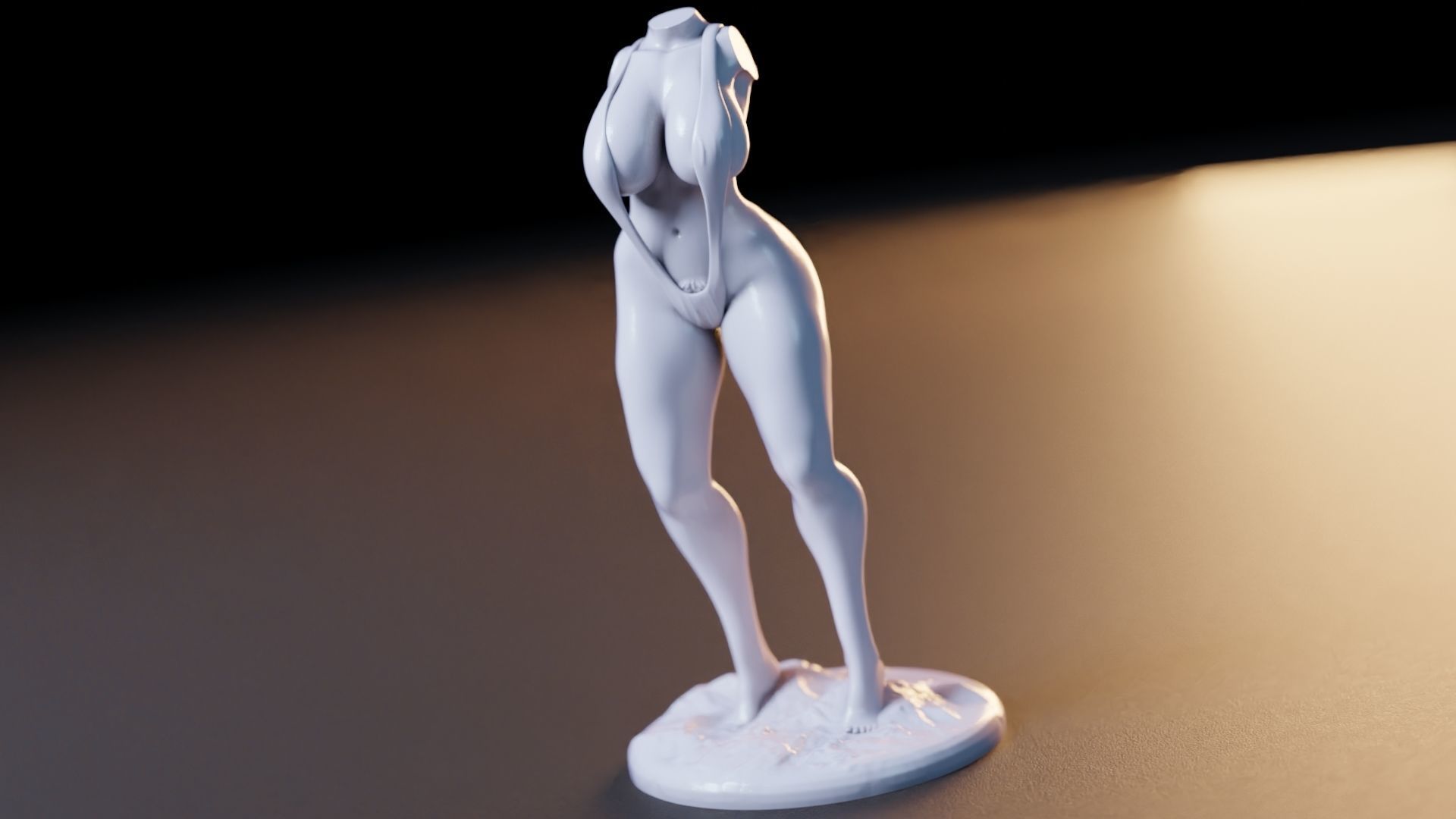 Sexy Woman Statue 11 3D print model_7