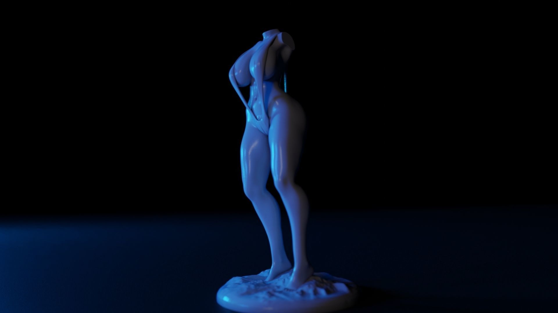 Sexy Woman Statue 11 3D print model_13