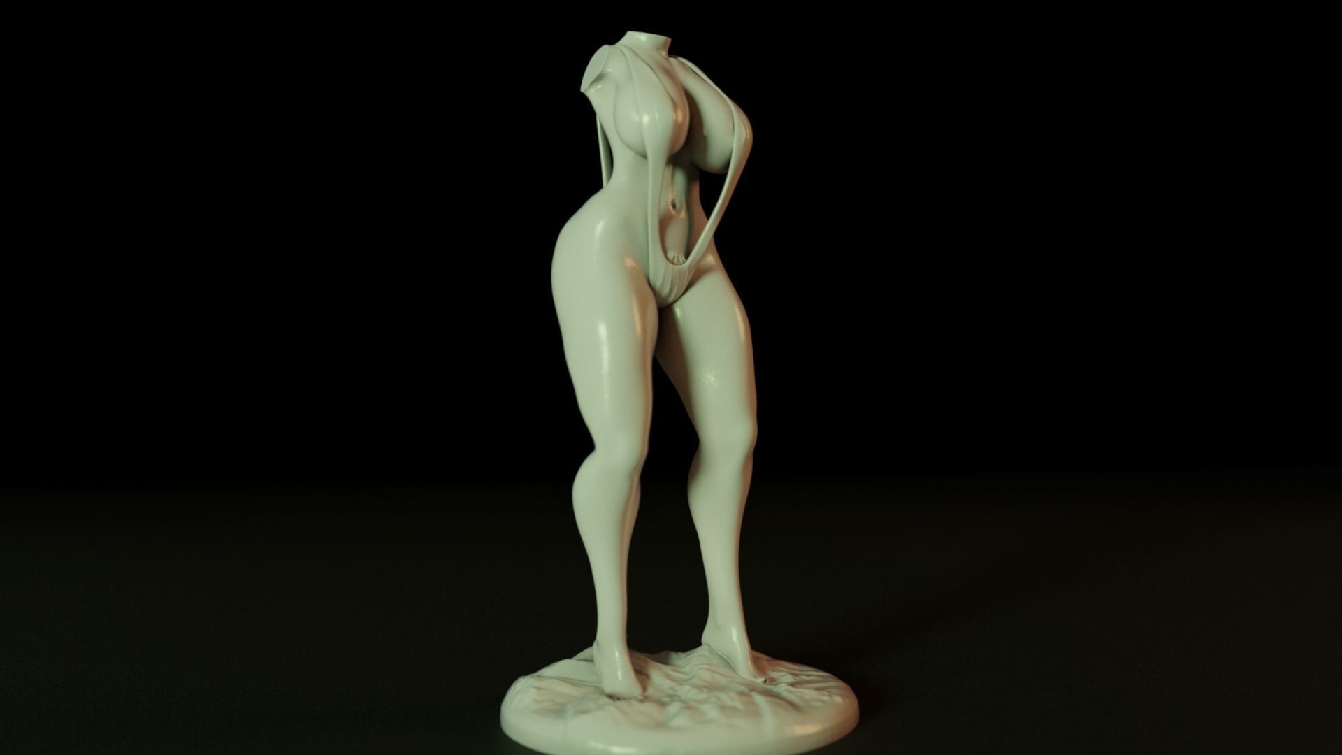 Sexy Woman Statue 11 3D print model_20