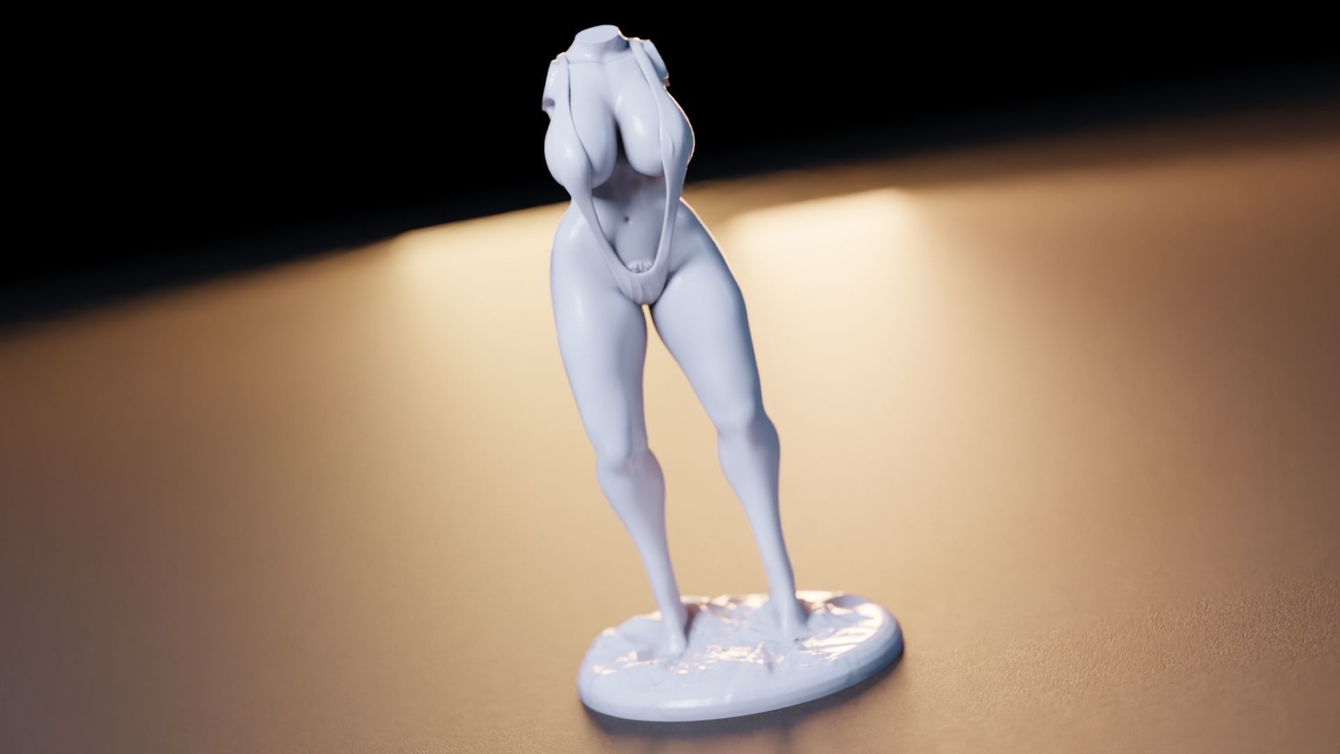 Sexy Woman Statue 11 3D print model_8