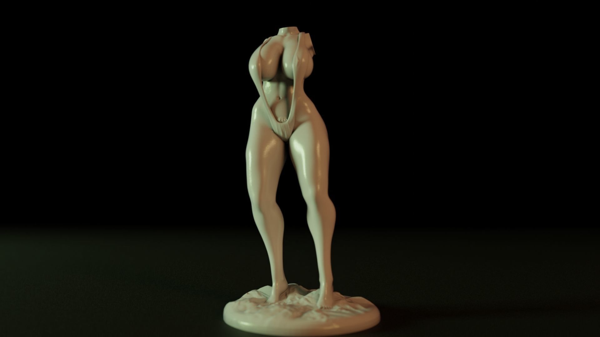 Sexy Woman Statue 11 3D print model_16