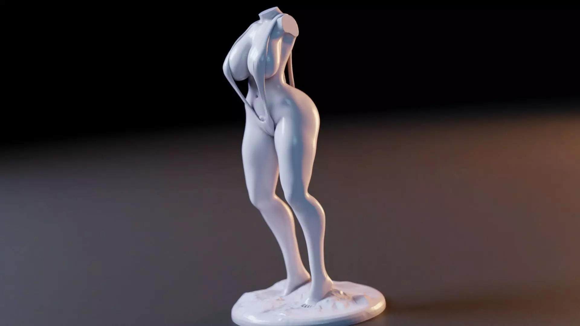 Sexy Woman Statue 11 3D print model_0