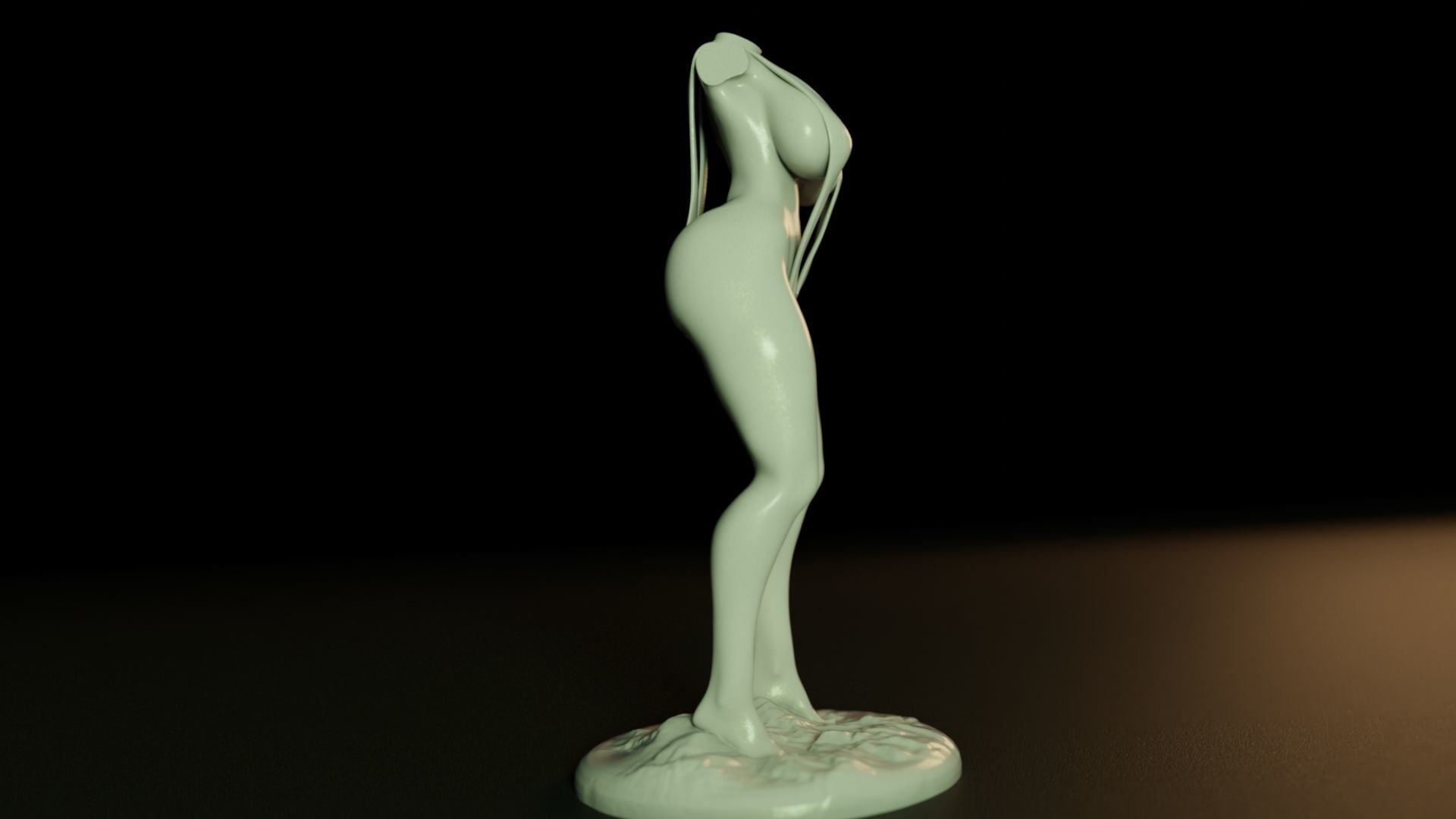 Sexy Woman Statue 11 3D print model_19
