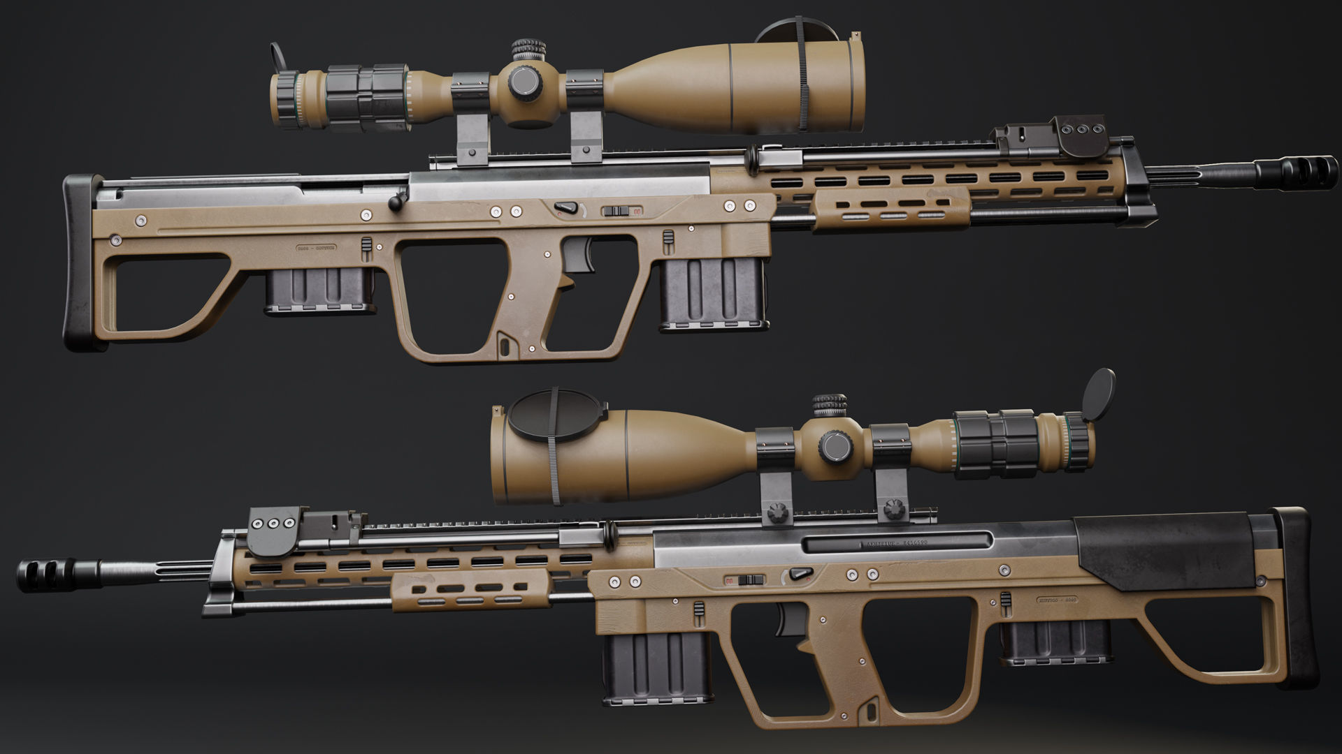 DSR 1 modified Low-poly 3D model_12