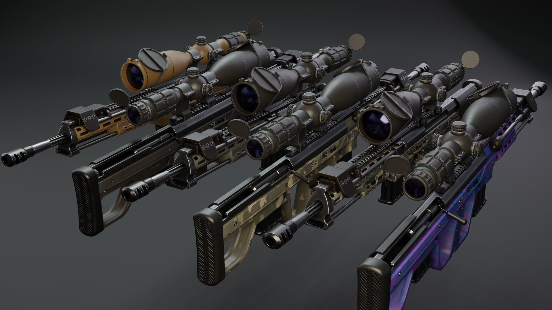 DSR 1 modified Low-poly 3D model_29