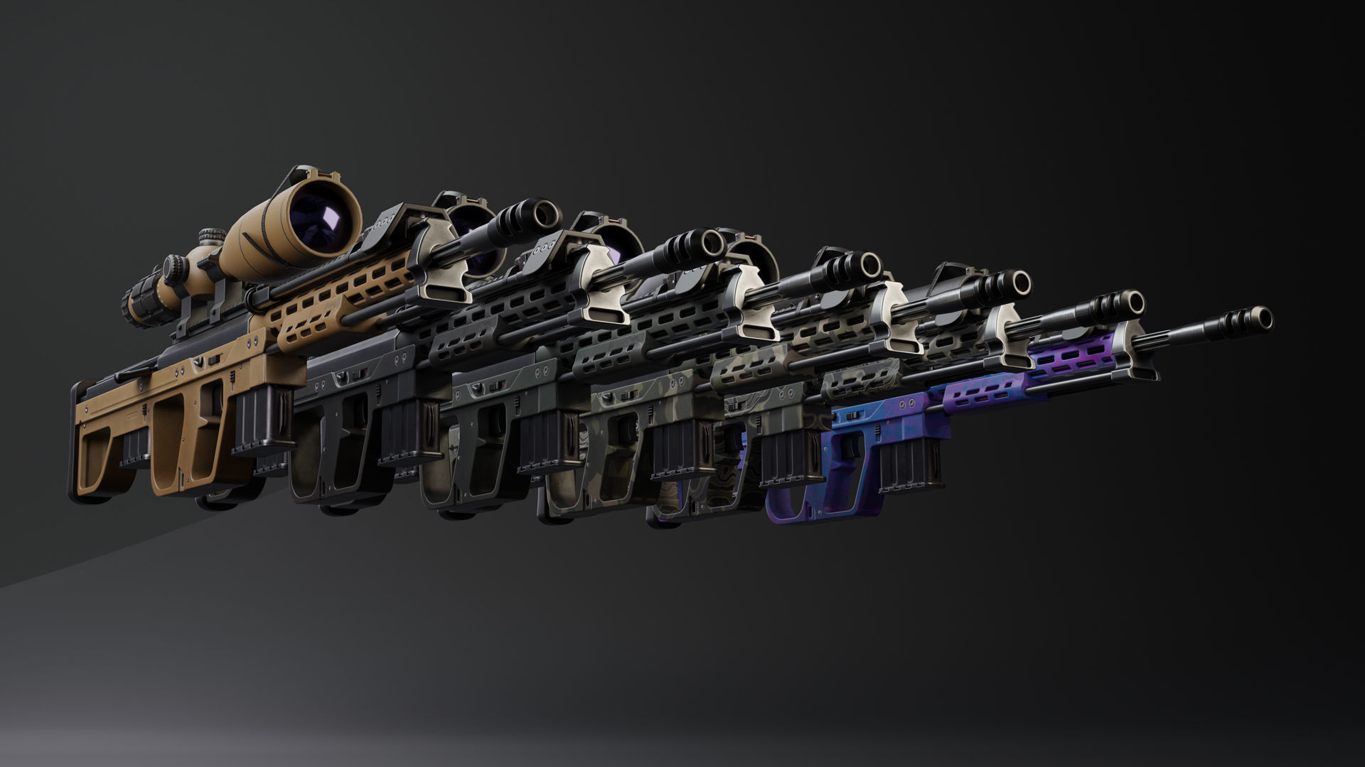 DSR 1 modified Low-poly 3D model_20