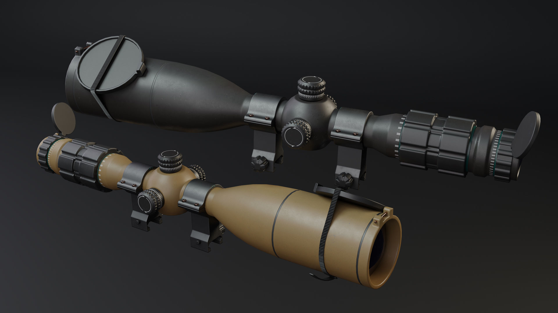 DSR 1 modified Low-poly 3D model_32