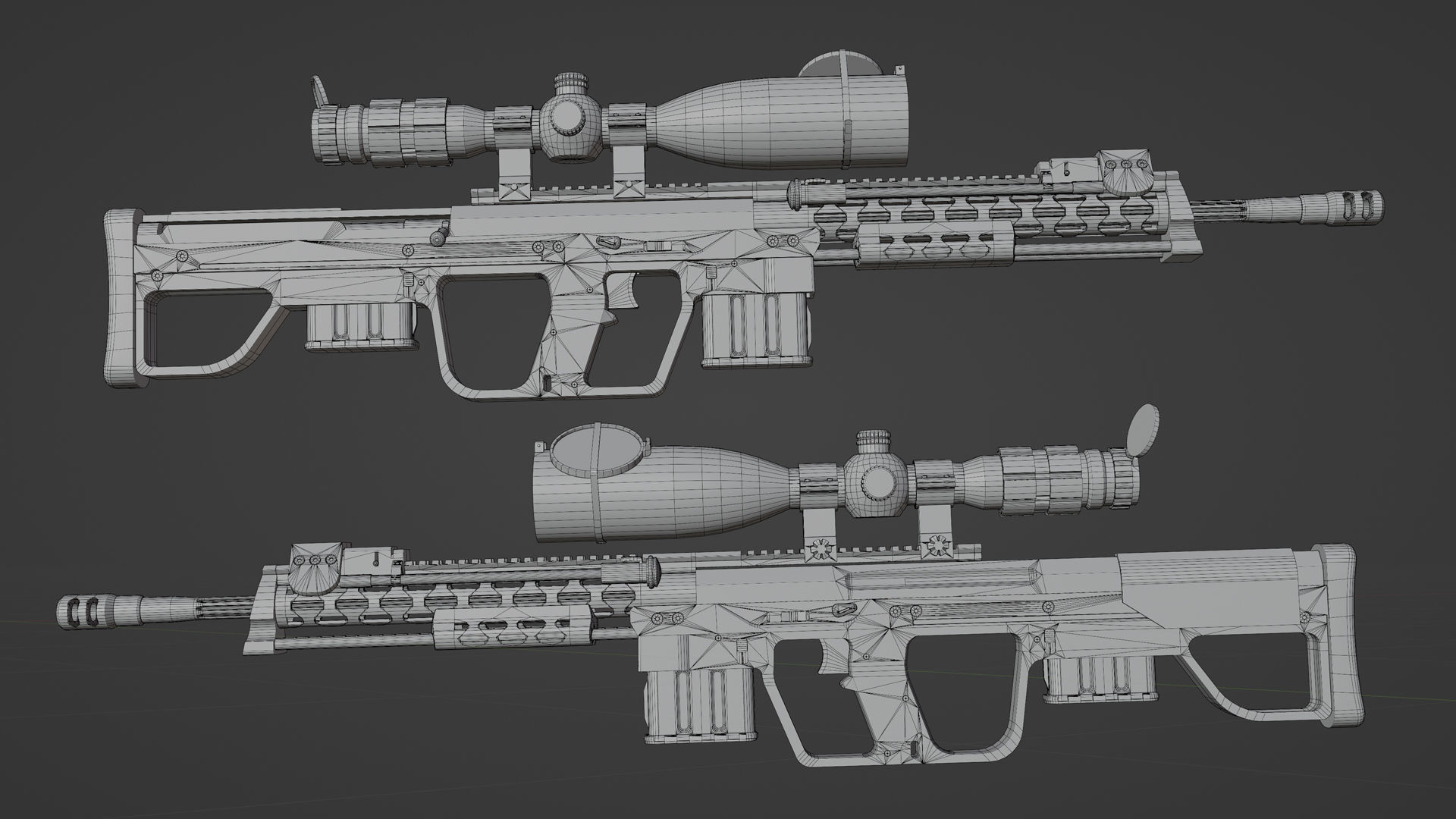 DSR 1 modified Low-poly 3D model_19