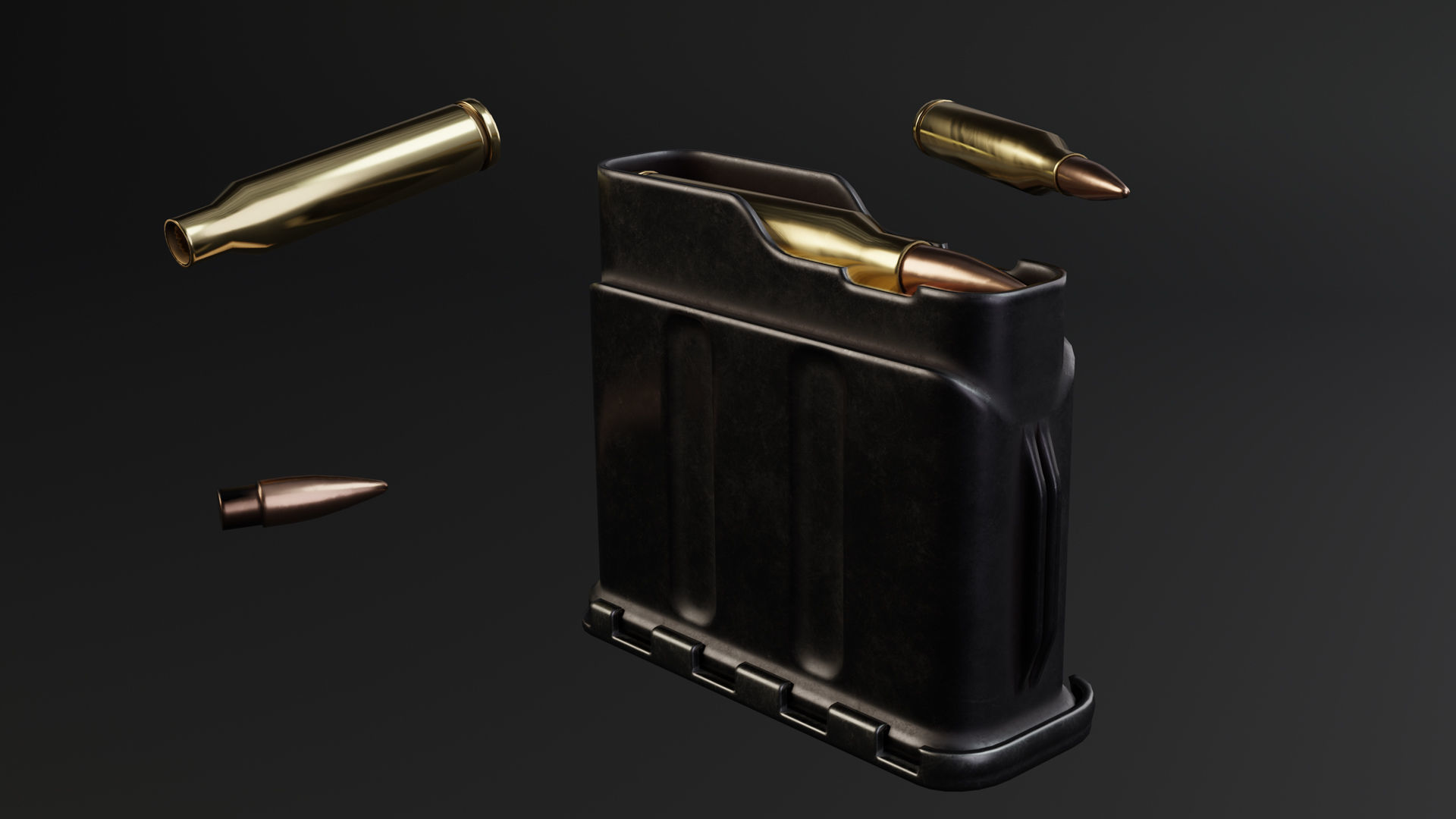 DSR 1 modified Low-poly 3D model_30