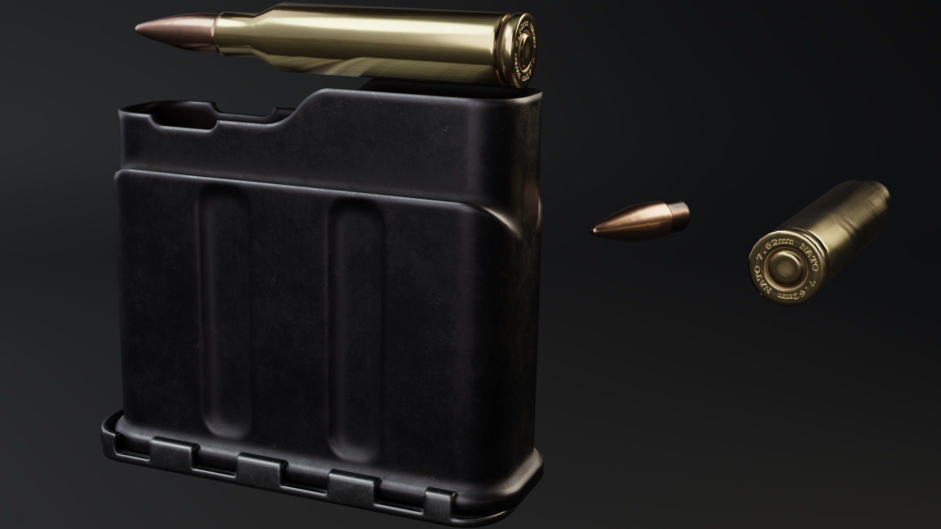 DSR 1 modified Low-poly 3D model_35