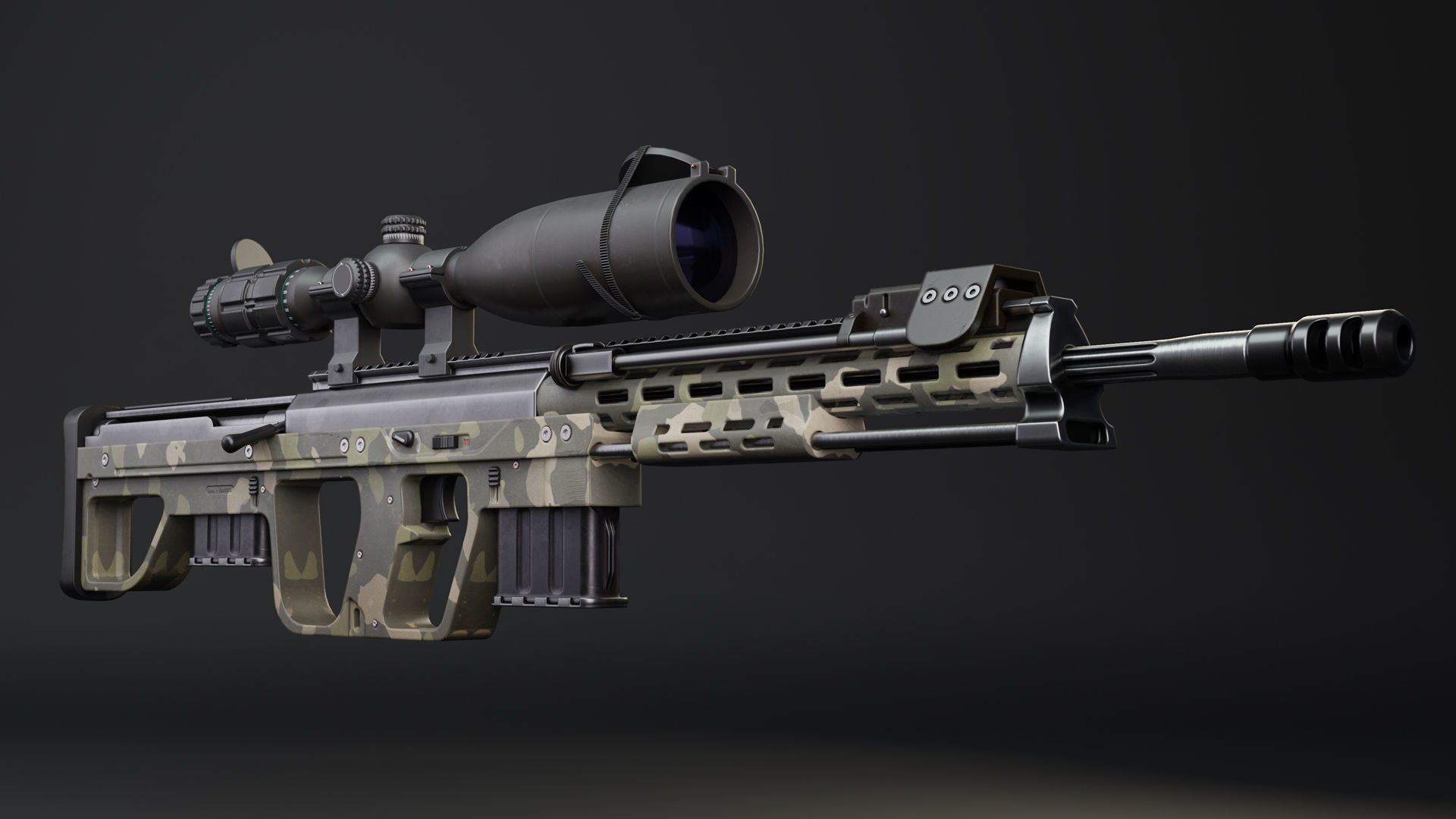 DSR 1 modified Low-poly 3D model_3