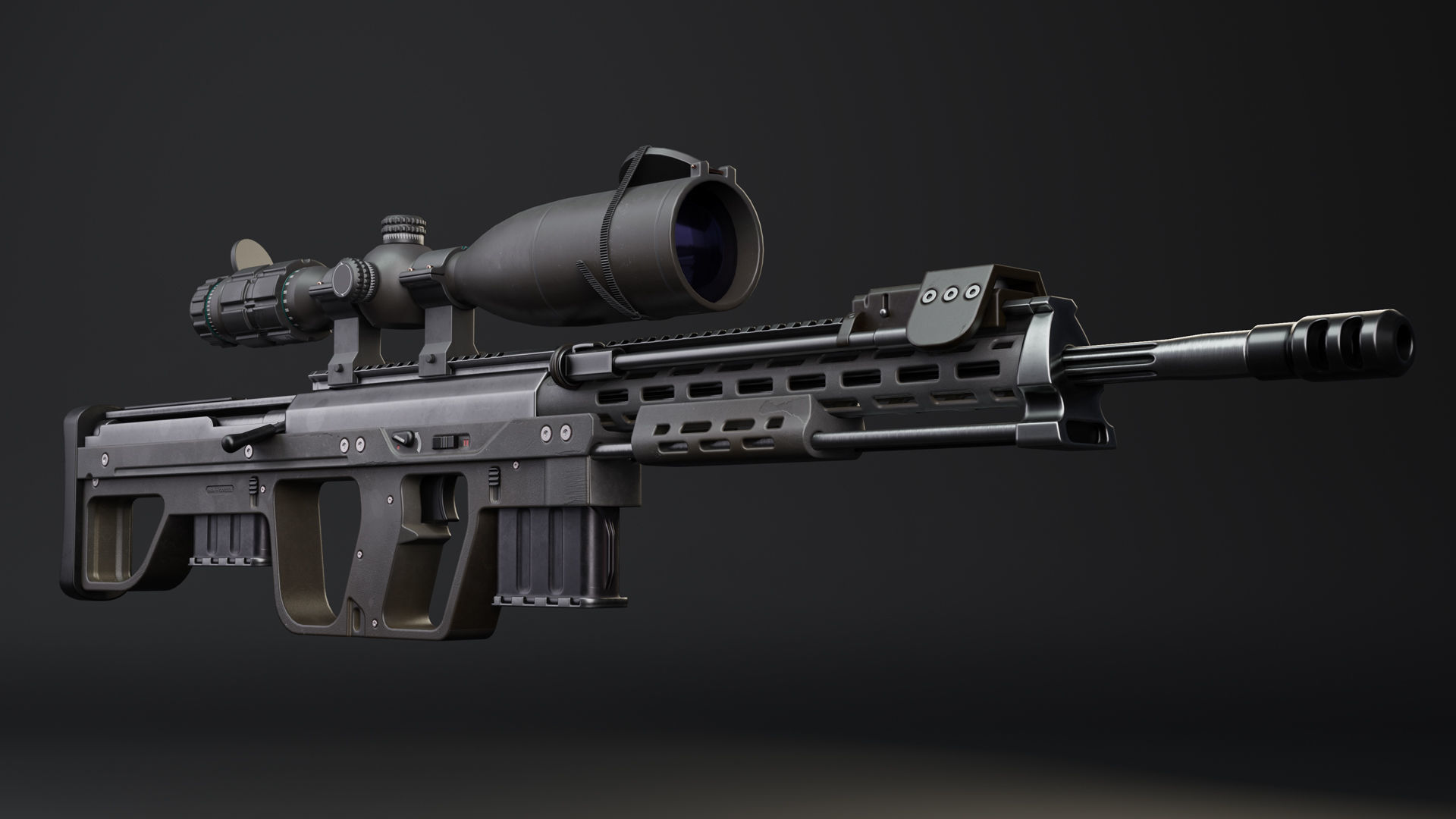 DSR 1 modified Low-poly 3D model_2