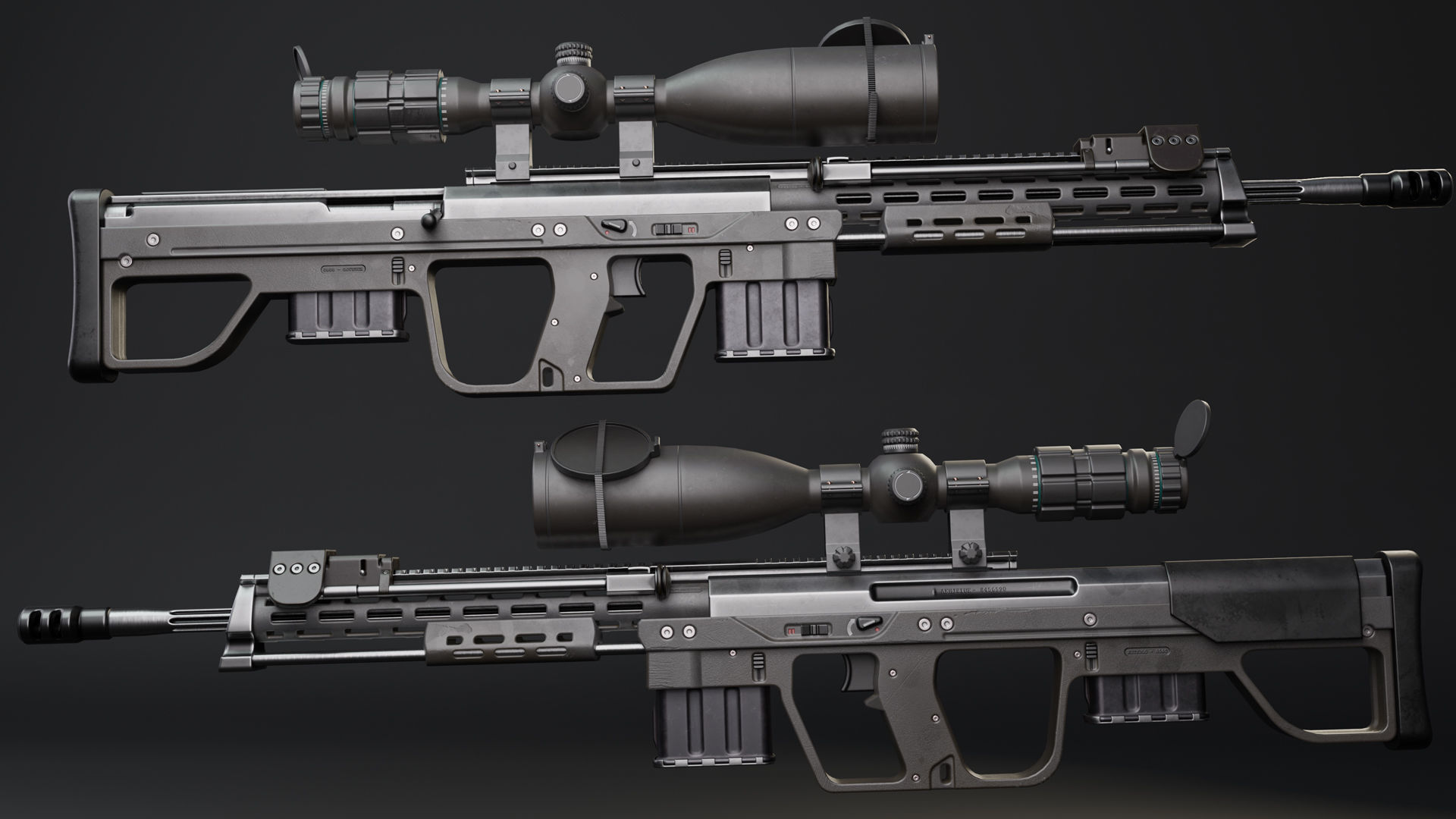 DSR 1 modified Low-poly 3D model_15