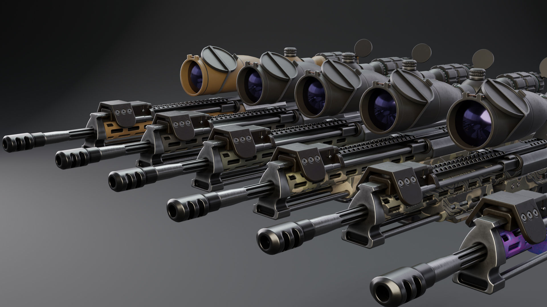 DSR 1 modified Low-poly 3D model_25