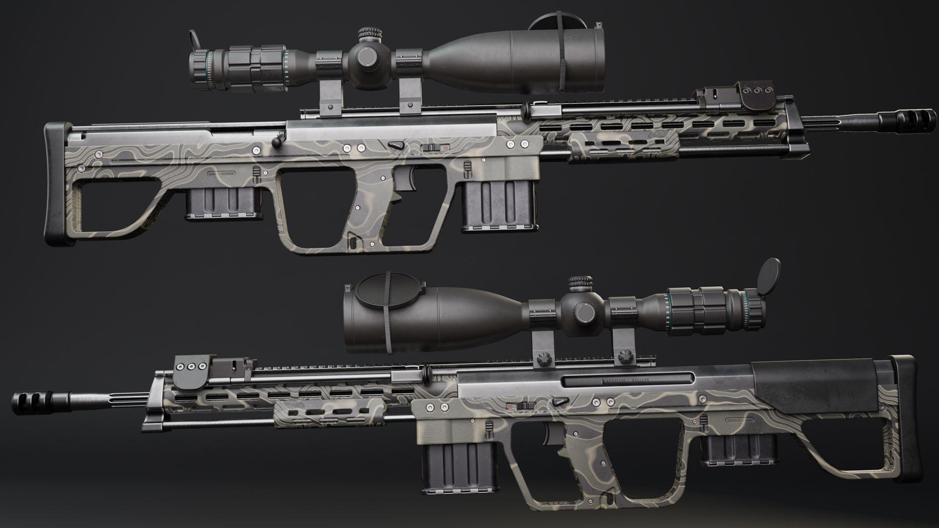 DSR 1 modified Low-poly 3D model_13