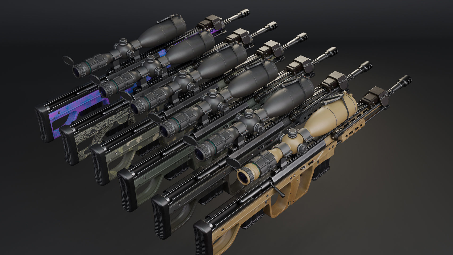 DSR 1 modified Low-poly 3D model_24