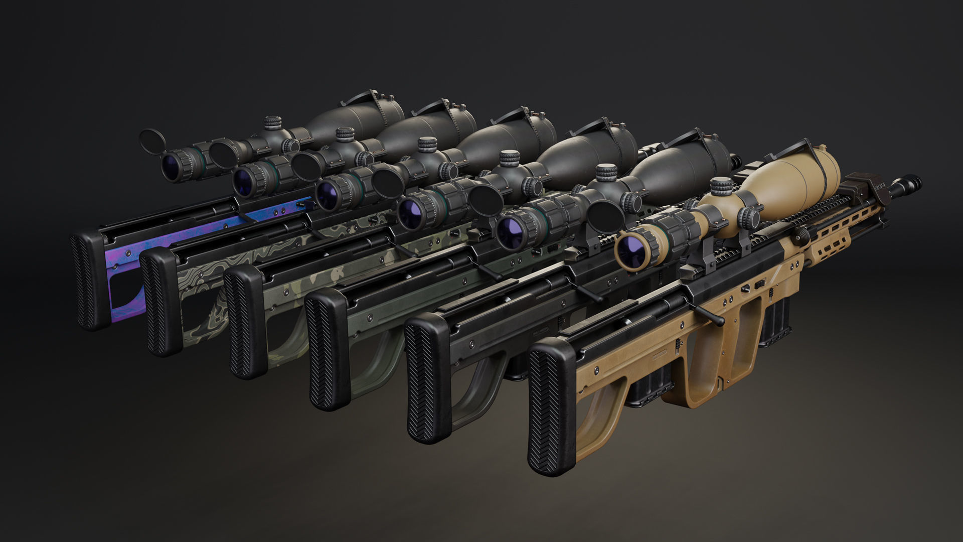 DSR 1 modified Low-poly 3D model_21