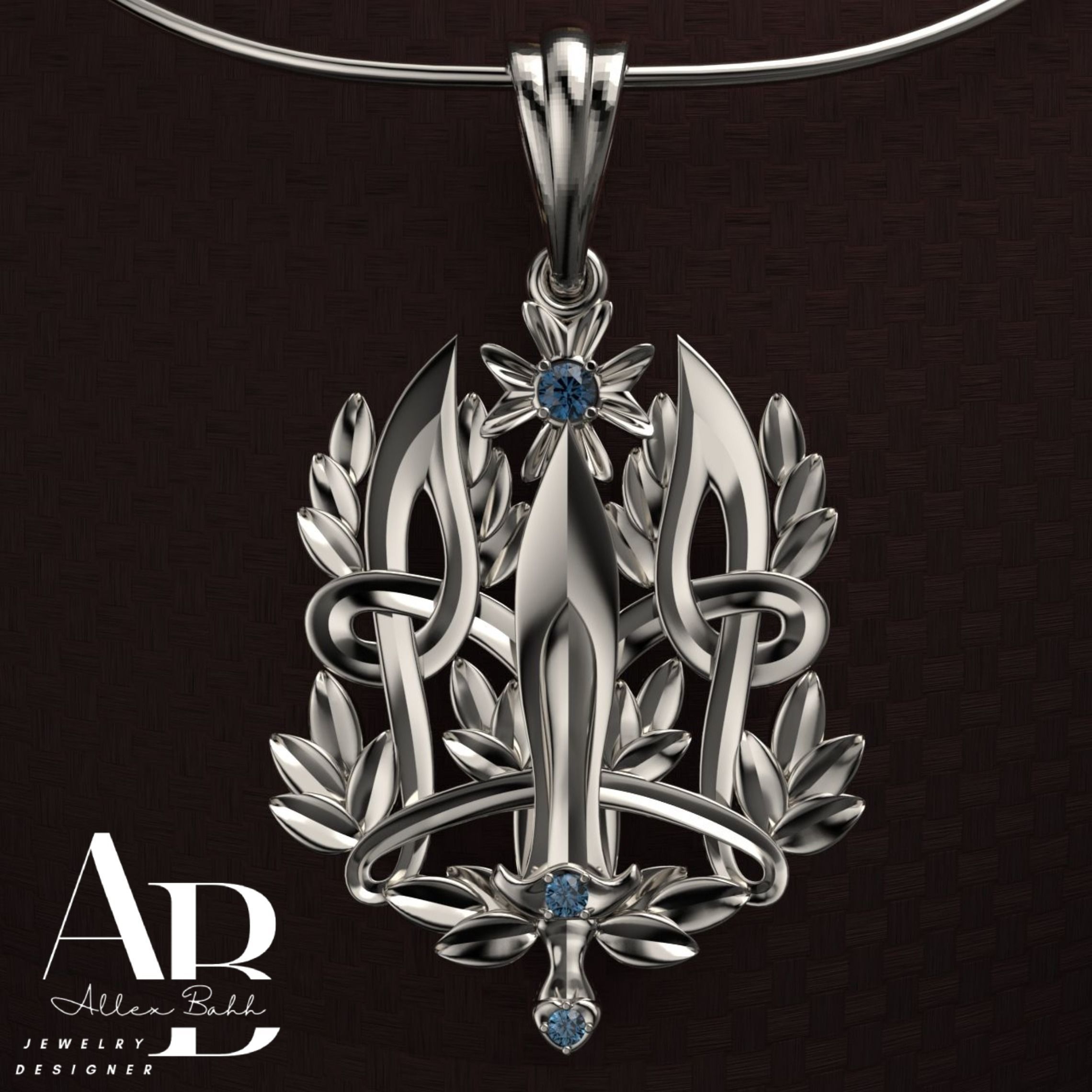 Ukrainian Trident 3D print model_2