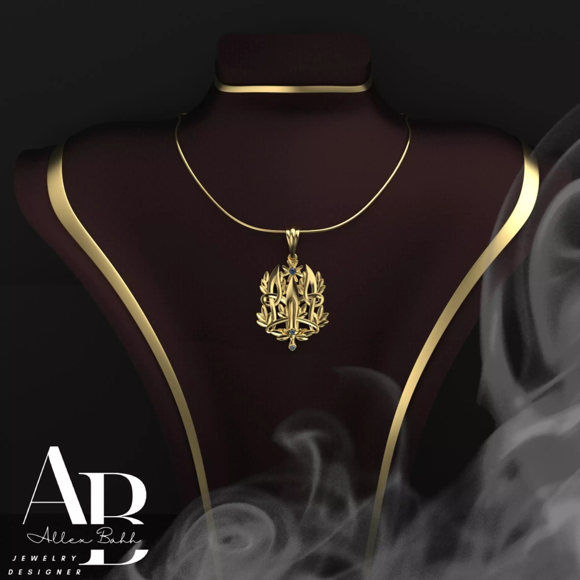 Ukrainian Trident 3D print model_0