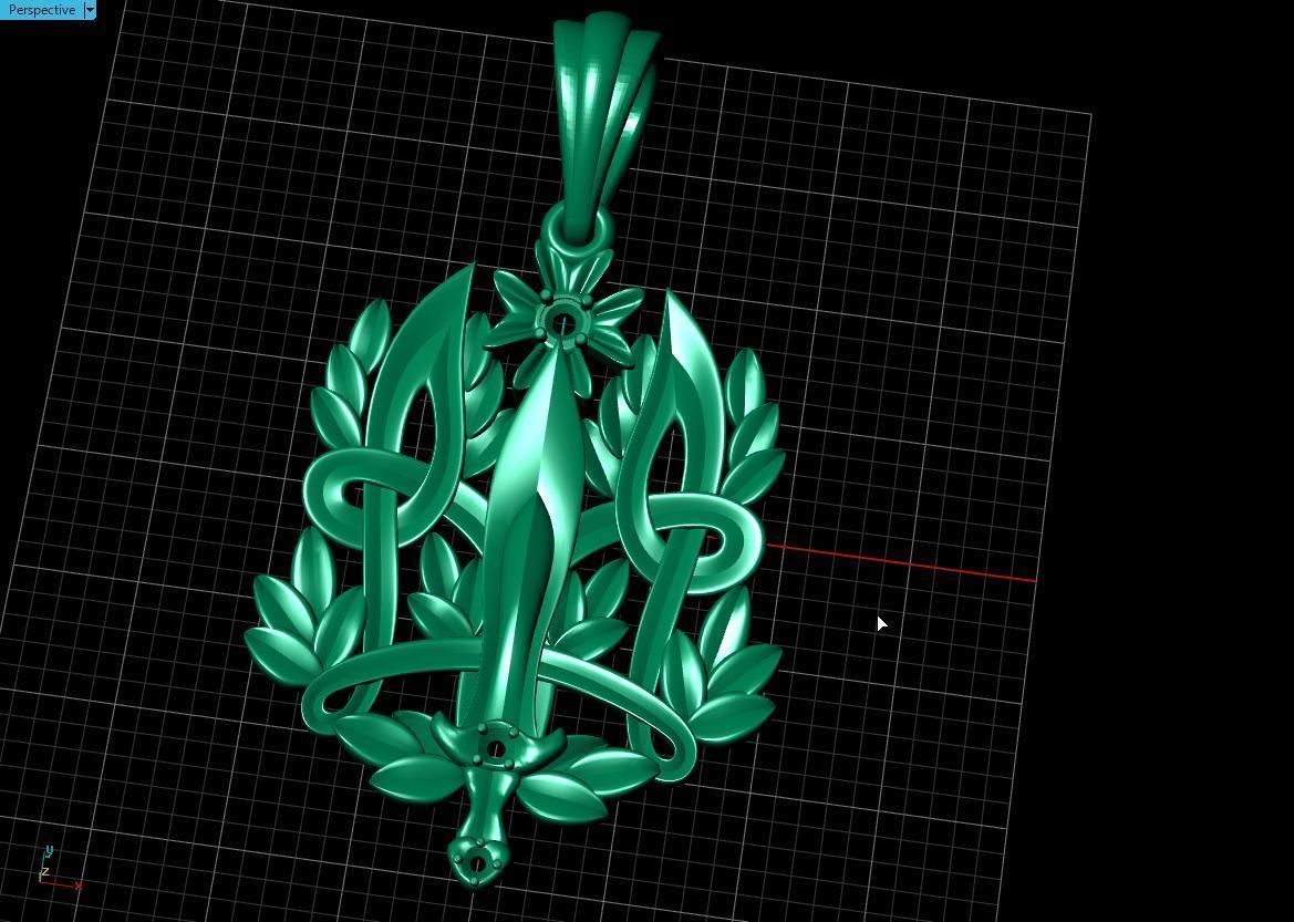 Ukrainian Trident 3D print model_12