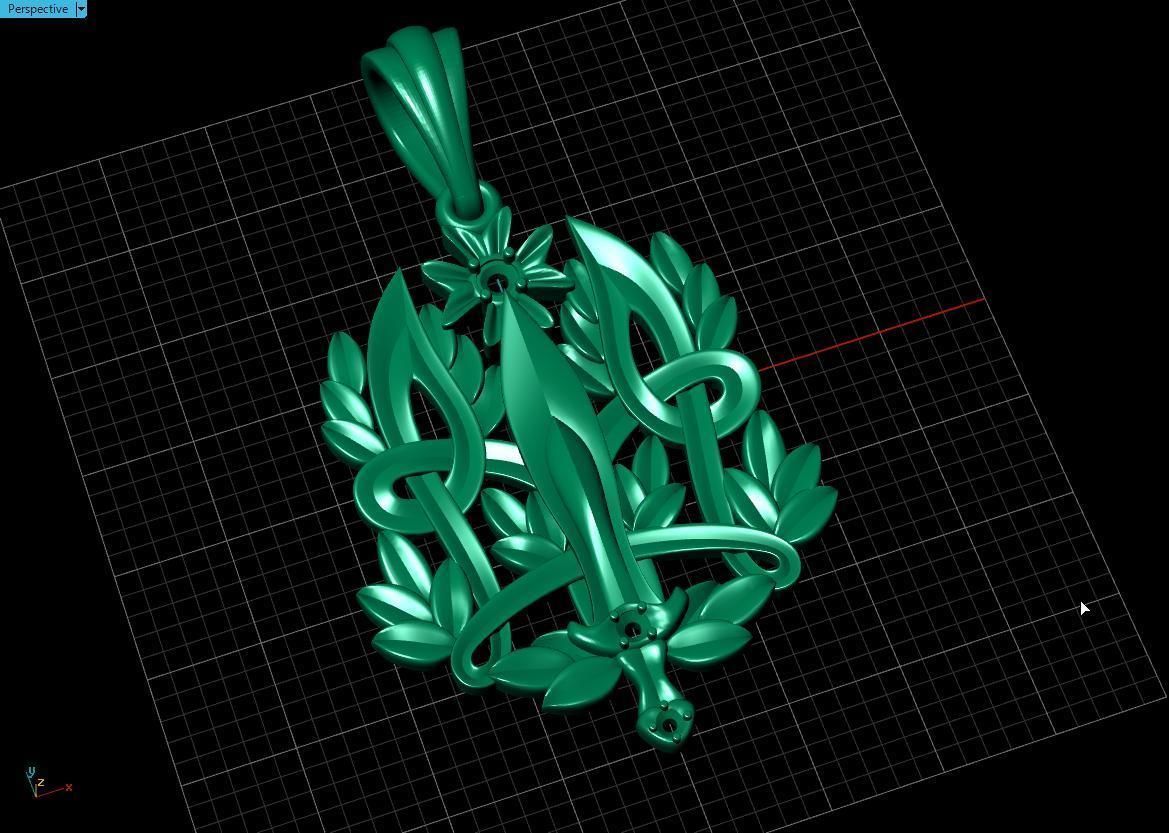 Ukrainian Trident 3D print model_13