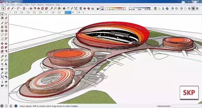 Sketchup Sport - Stadium 101 3D model