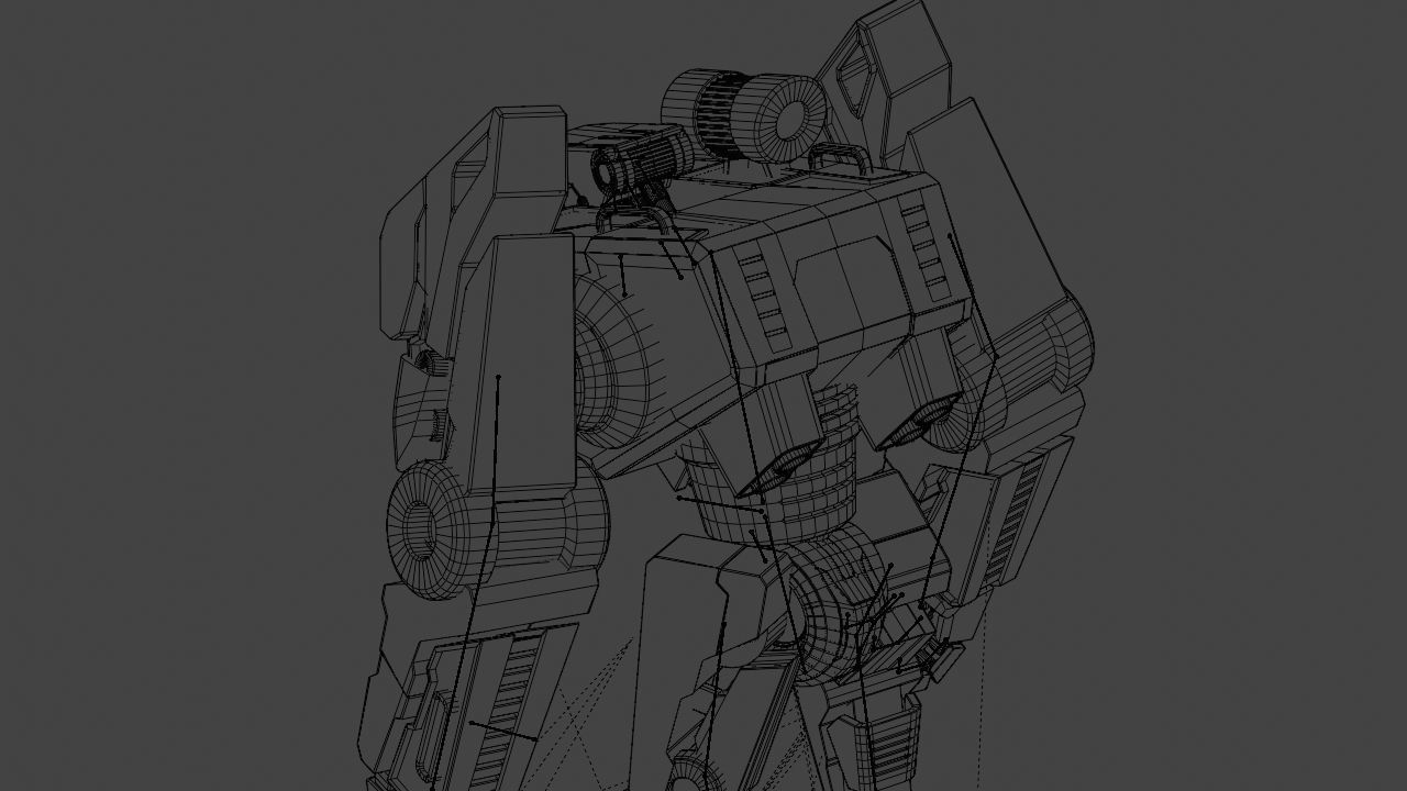 Combat Droid rigged character 3D model_37