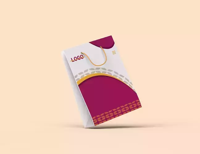 paper bag mockup