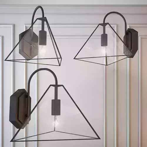 Bra pyramid glass bra transparent