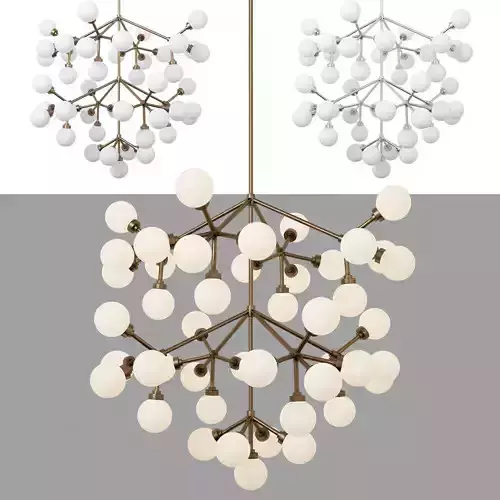 Mara grande chandelier 3D model