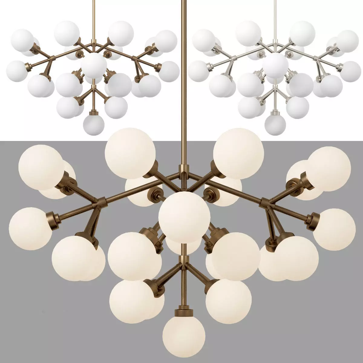 Mara chandelier 3D model_0