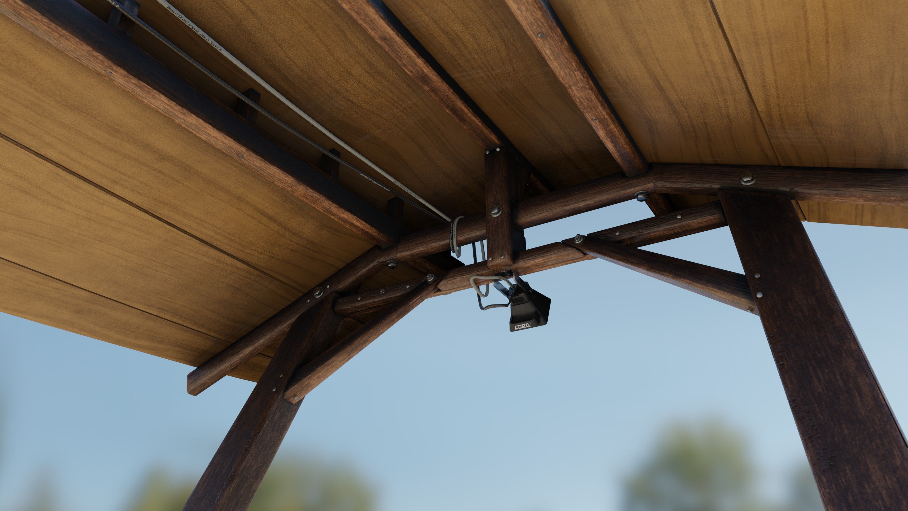 Fishing boat Low-poly 3D model_21