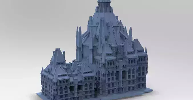Minister for magic Grand Town Kit bash 3 3D model