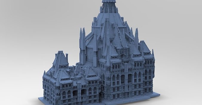 Minister for magic Grand Town Kit bash 3 3D model