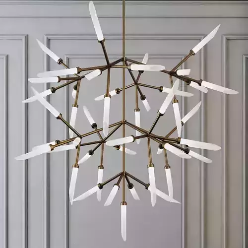 Suspended lamp spur grande chandelier