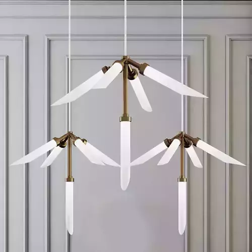 Suspended lamp spur pendant