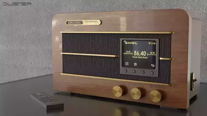Grundig Heinzelmann Radio - Blender 3D model