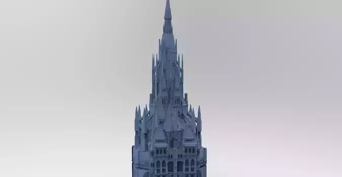 Arch Wizard Rulers Tower 3  3D model