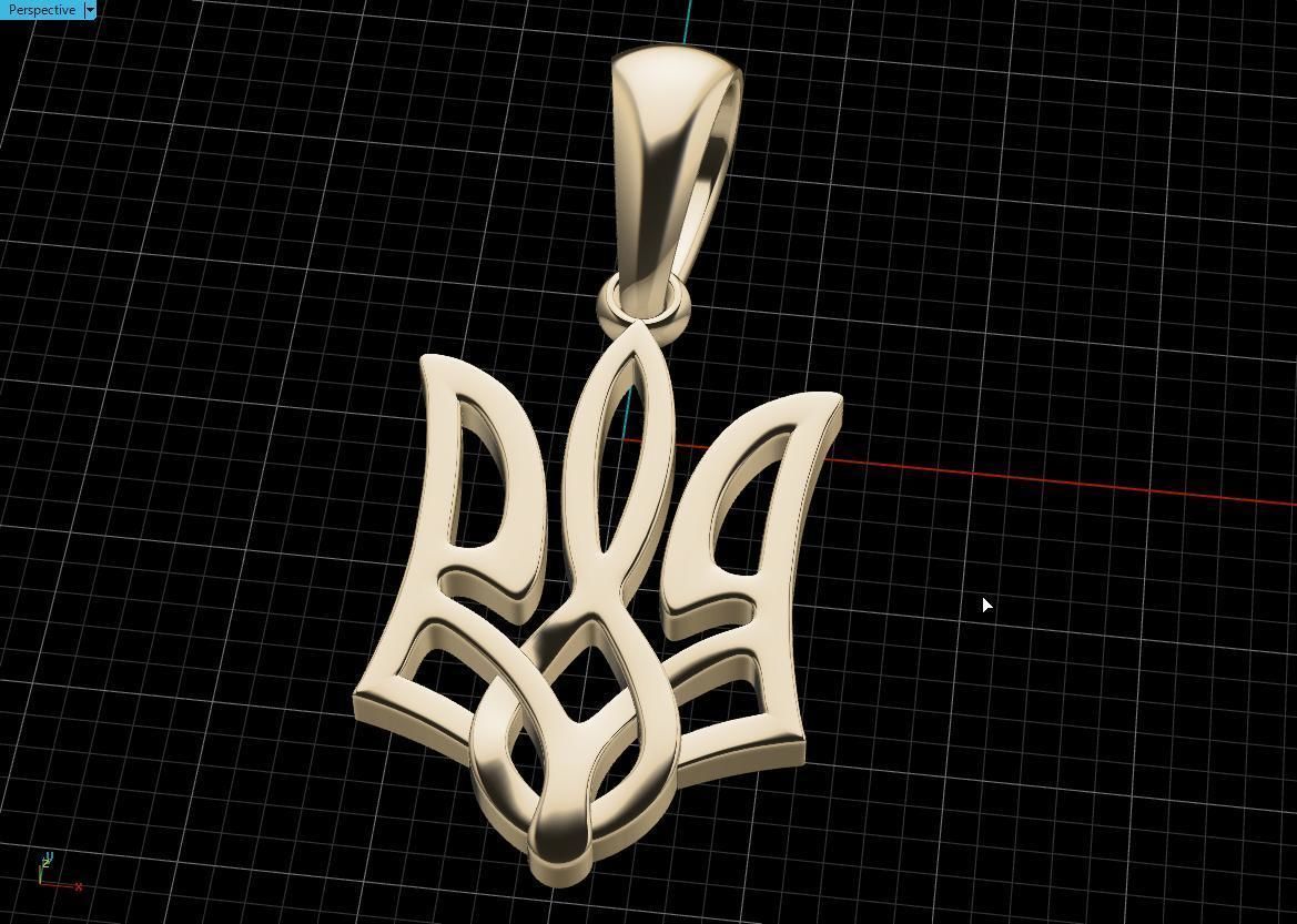 Ukrainian Trident 3D print model_11