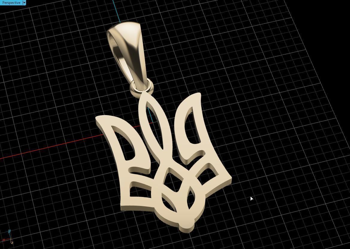 Ukrainian Trident 3D print model_12