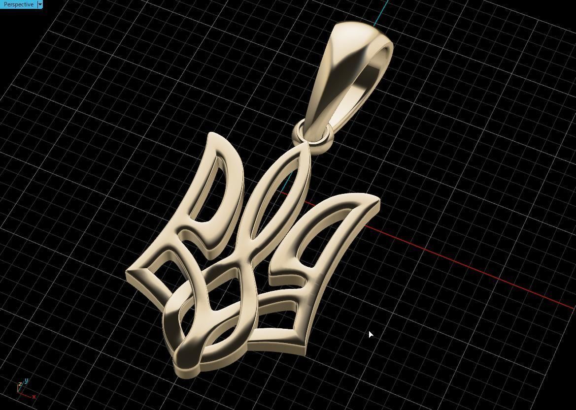 Ukrainian Trident 3D print model_13