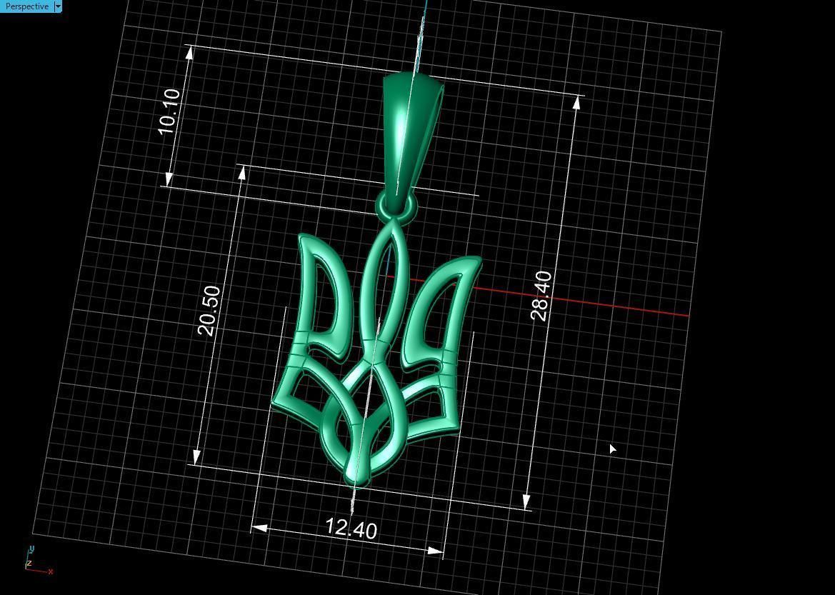 Ukrainian Trident 3D print model_21