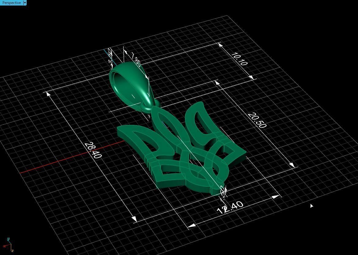 Ukrainian Trident 3D print model_20