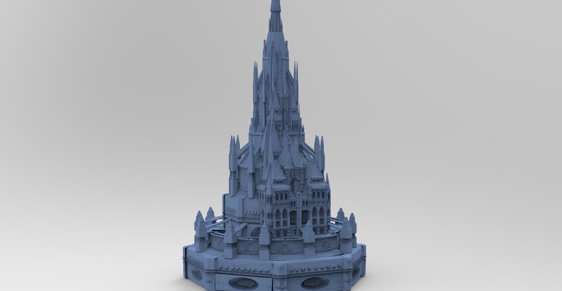 Arch Wizard Rulers Tower 3  3D model_1