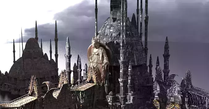 Dragons Bounty hunter temple 3D