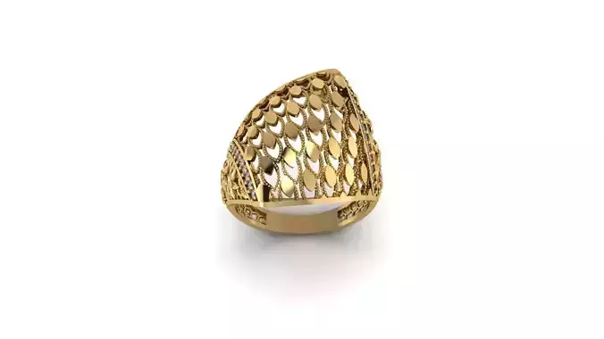 Ring sky pattern 19 3D print model