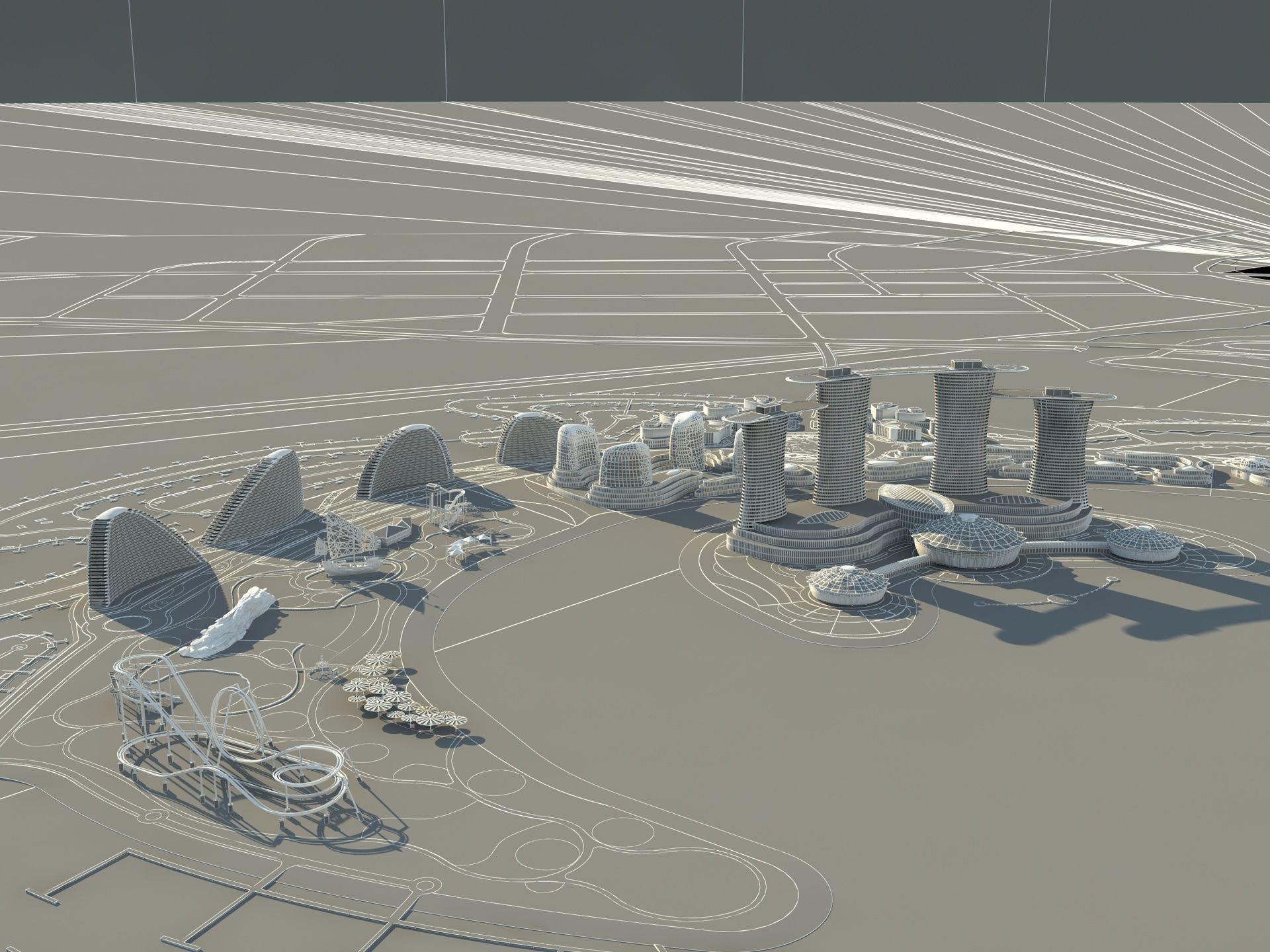 Sci Fi Artificial Island 3 3D model_20