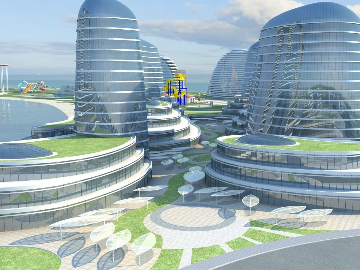 Sci Fi Artificial Island 3 3D model_14