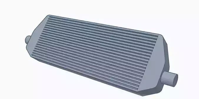 One tenth scale Large Scale RC Intercooler 3D model