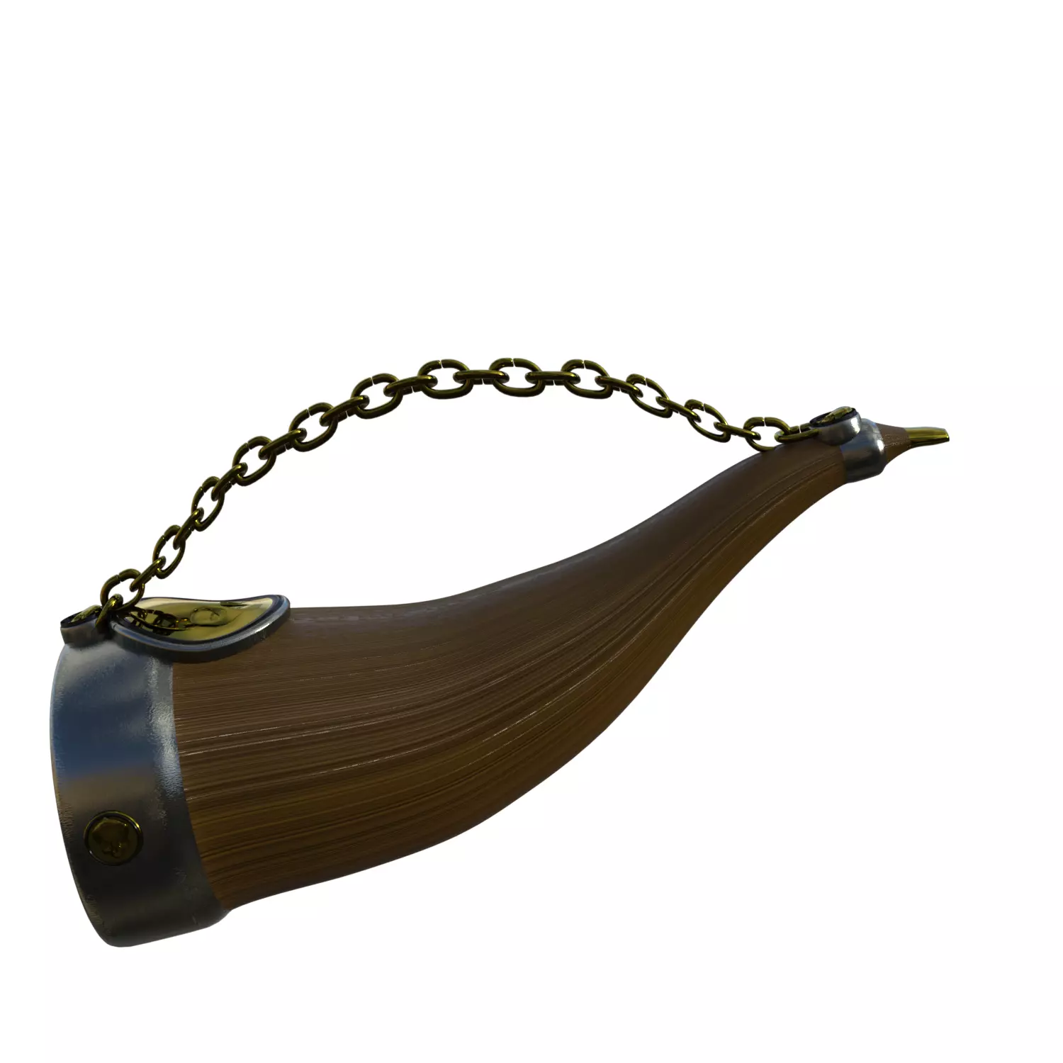 Hunting horn 3D model